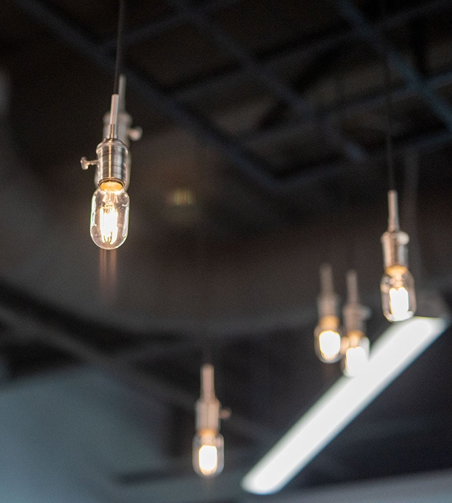 Light bulbs at foundsml
